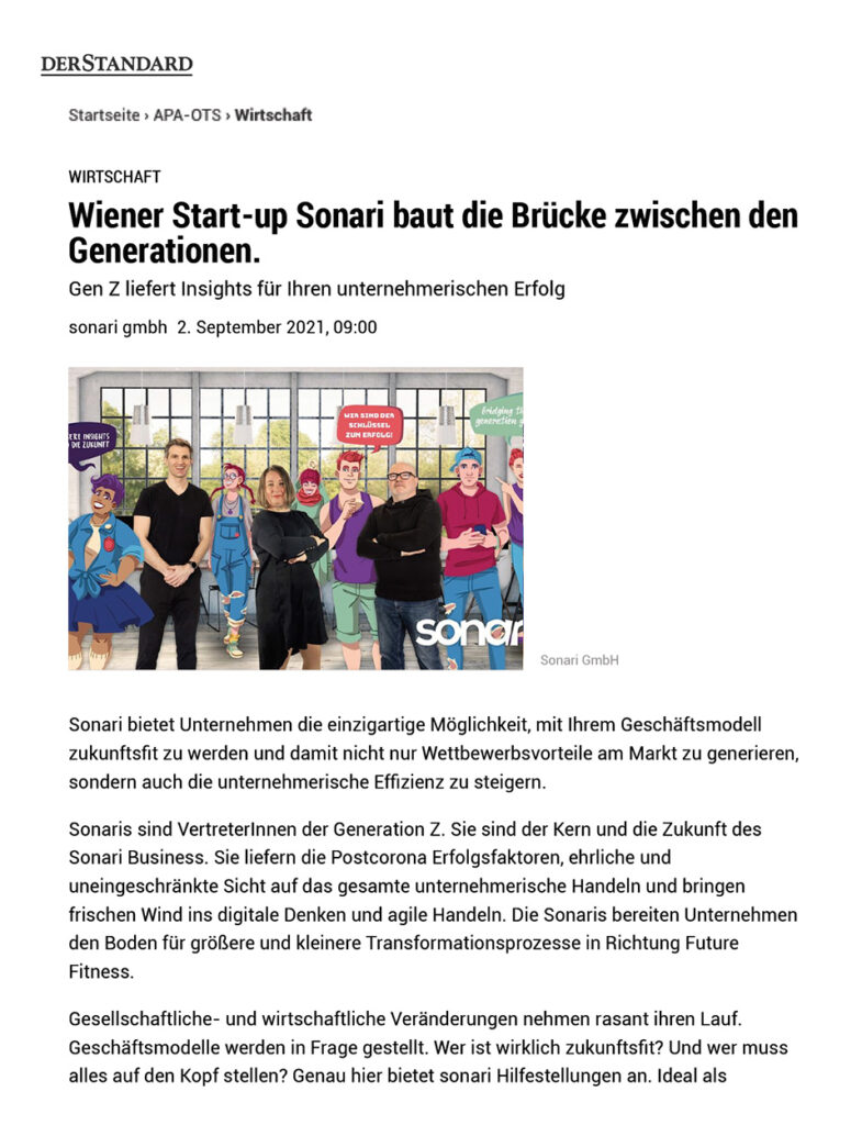 Standard Beitrag - Sonari